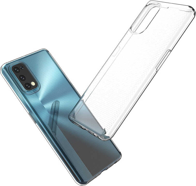Realme 7 Pro Kılıf Mnc Süper Silikon Kapak-Renksiz
