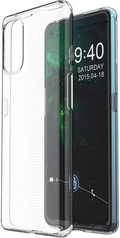 Realme 7 Pro Kılıf Mnc Süper Silikon Kapak-Renksiz
