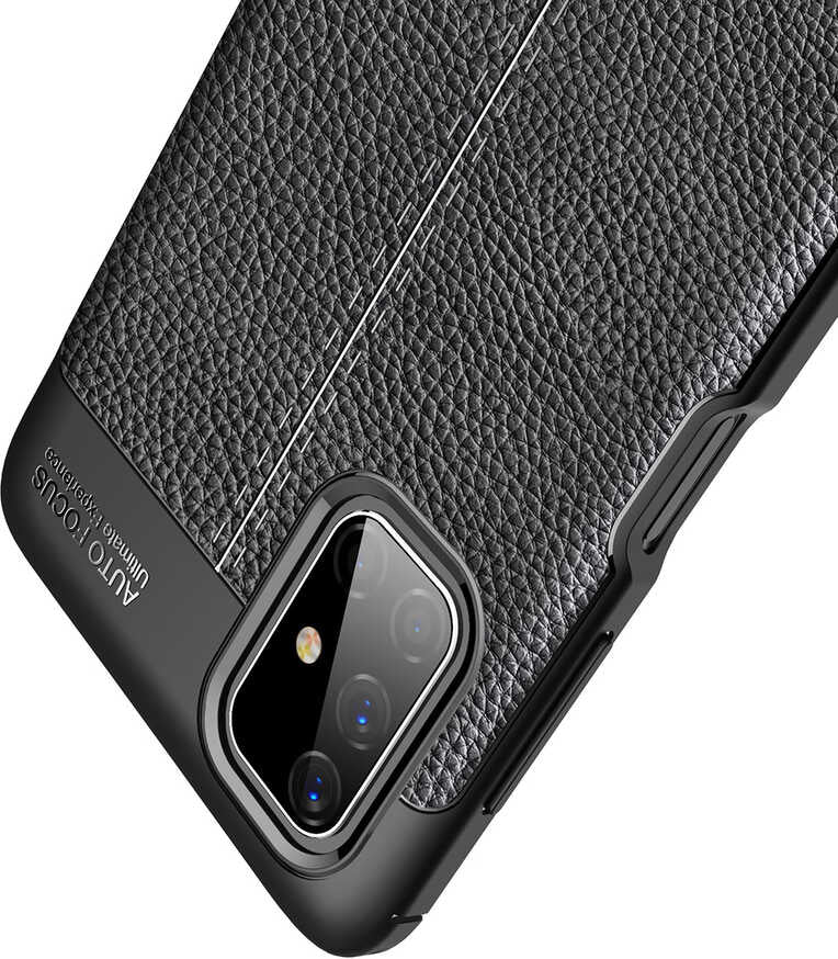 Galaxy M51 Kılıf Mnc Niss Silikon Kapak-Kırmızı