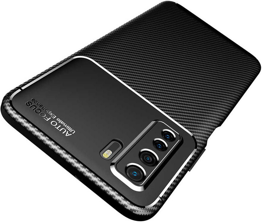 Huawei P40 Lite 5g Kılıf Mnc Negro Silikon Kapak-Siyah