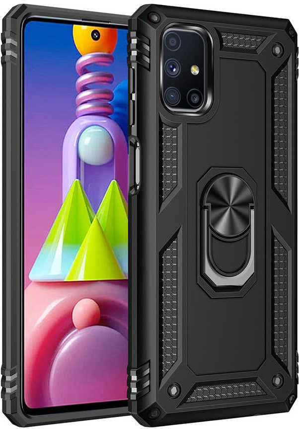 Galaxy M51 Kılıf Mnc Vega Kapak-Siyah