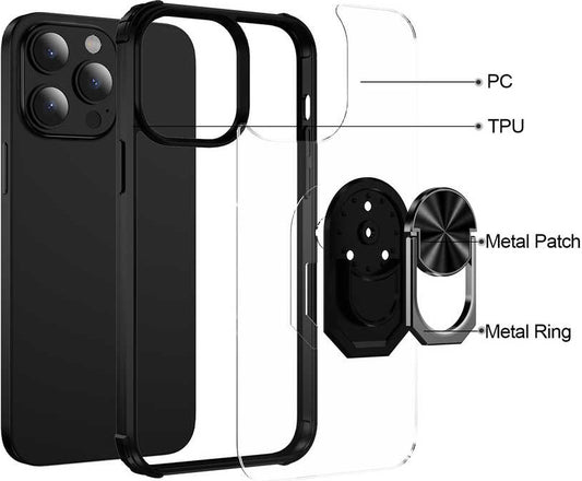 Apple iPhone 14 Pro Kılıf Mnc Mola Kapak-Siyah