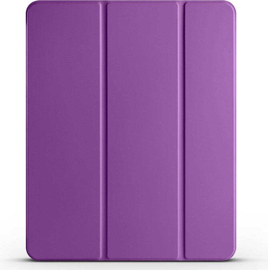 iPad Air 13 2025 M3 Mnc Smart Cover Kalem Bölmeli Standlı 1-1 Kılıf - Mor