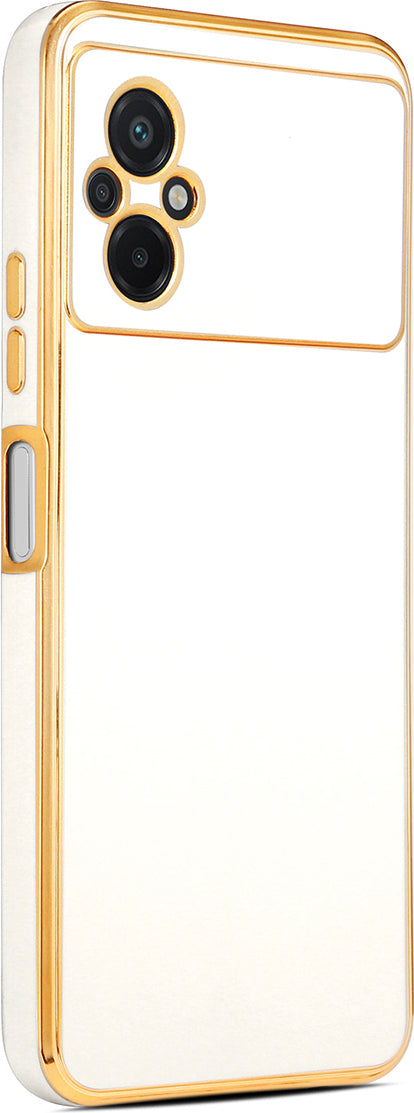 Xiaomi Poco M5 Kılıf Mnc Bark Kapak-Beyaz