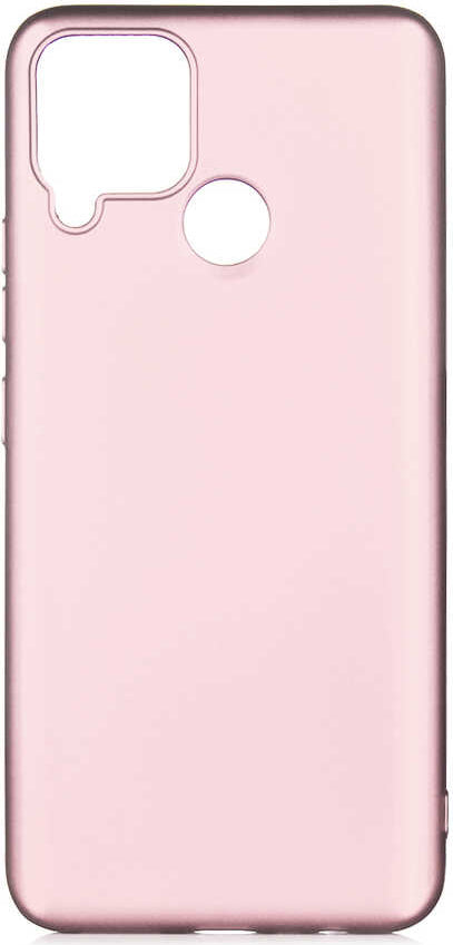 Realme C25 Kılıf Mnc Premier Silikon Kapak-Rose Gold