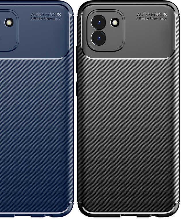 Galaxy A03 Kılıf Mnc Negro Silikon Kapak-Siyah