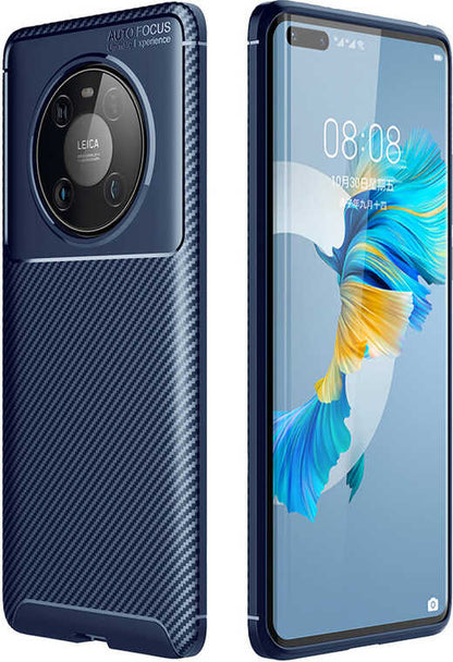 Huawei Mate 40 Pro Kılıf Mnc Negro Silikon Kapak-Lacivert