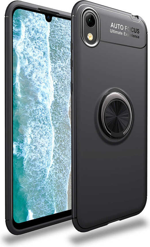 Huawei Y5 2019 Kılıf Mnc Ravel Silikon Kapak-Siyah
