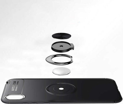 Huawei Y5 2019 Kılıf Mnc Ravel Silikon Kapak-Siyah