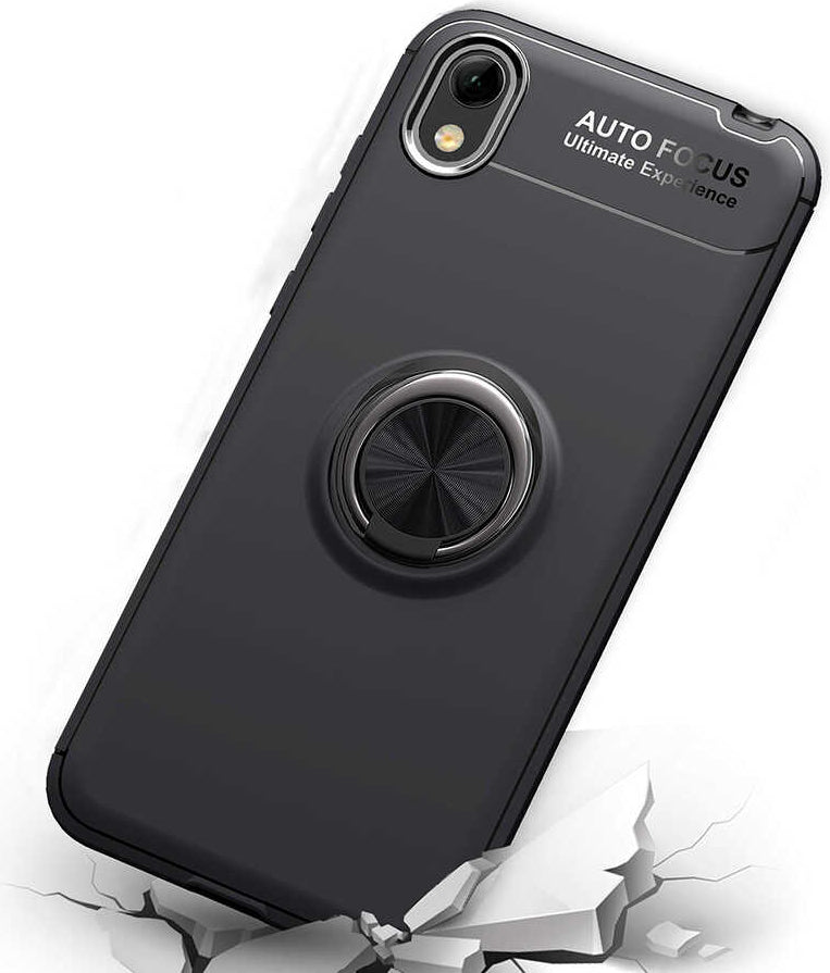 Huawei Y5 2019 Kılıf Mnc Ravel Silikon Kapak-Siyah