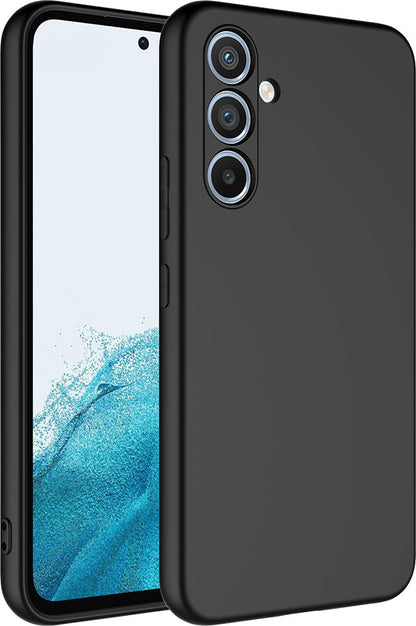 Galaxy A14 Kılıf Mnc Mara Laaakan Kapak-Siyah