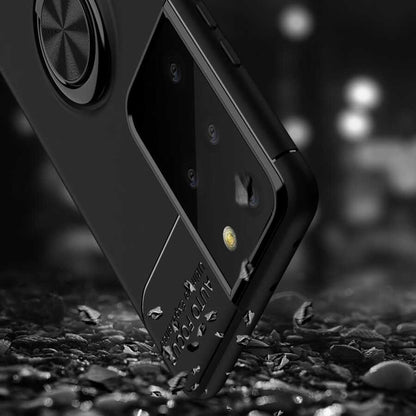Galaxy S21 Ultra Kılıf Mnc Ravel Silikon Kapak-Mavi
