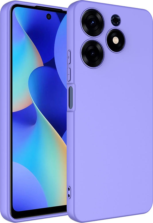 Tecno Spark 10 Pro Kılıf Mnc Mara Laaakan Kapak-Lila