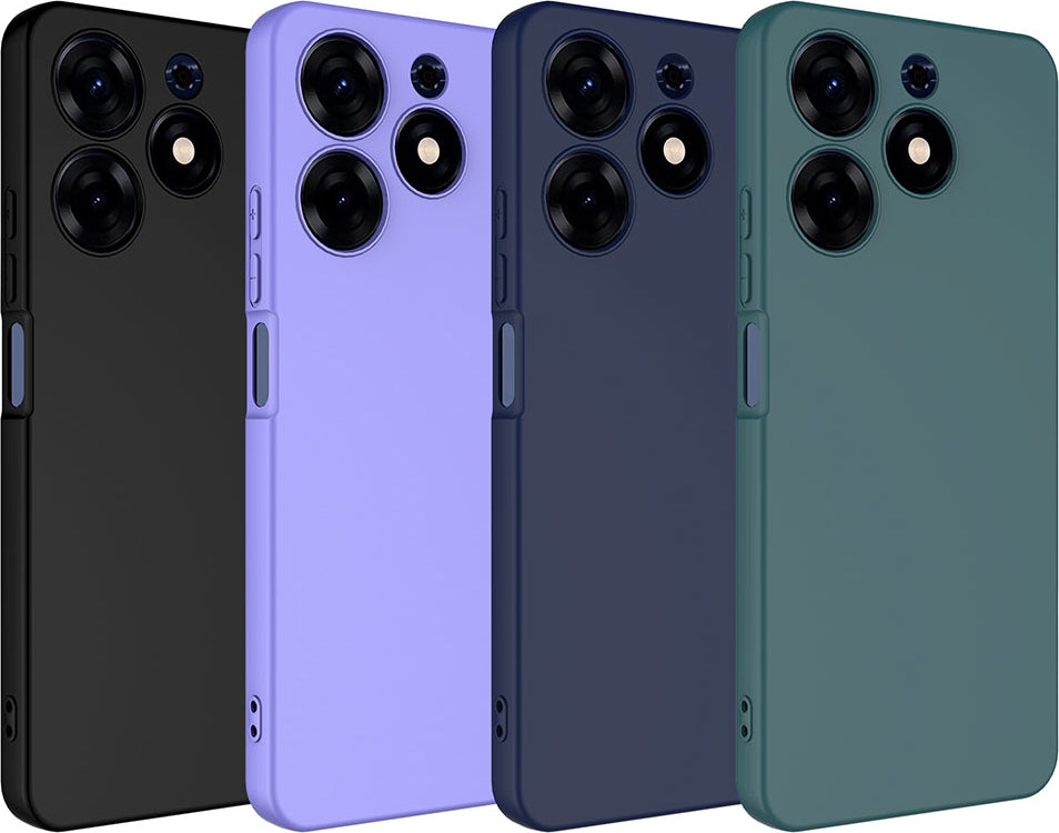 Tecno Spark 10 Pro Kılıf Mnc Mara Laaakan Kapak-Lila