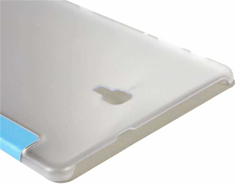 Galaxy Tab A T590  Uyumlu Mnc Smart Cover Standlı 1-1 Kılıf-Kırmızı