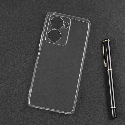 Vivo Y16 Kılıf Mnc Süper Silikon Kapak-Renksiz