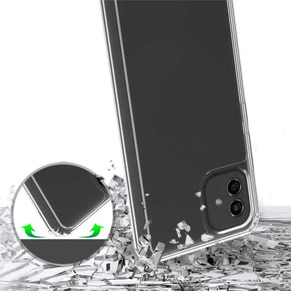 Galaxy A04E Kılıf Mnc 2mm Anti Shock Silikon-Renksiz