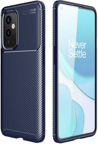 One Plus 9 Kılıf Mnc Negro Silikon Kapak-Lacivert