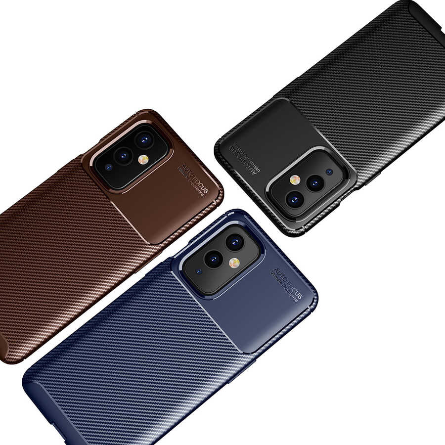 One Plus 9 Kılıf Mnc Negro Silikon Kapak-Lacivert