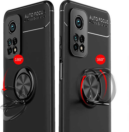 Xiaomi Mi 10T 5g Kılıf Mnc Ravel Silikon Kapak-Siyah-Rose Gold