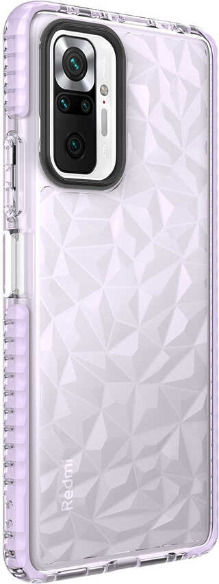 Xiaomi Redmi Note 10 Pro Kılıf Mnc Buzz Kapak-Mor
