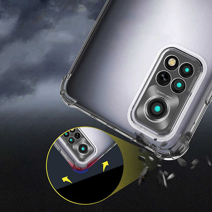 Xiaomi Mi 12T Pro Kılıf Mnc Kamera Korumalı Nitro Anti Shock Silikon-Renksiz