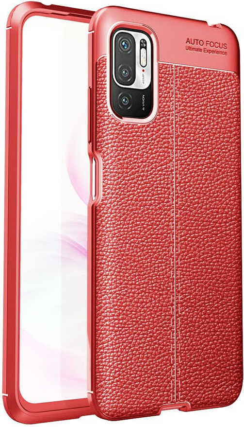 Xiaomi Redmi Note 10 5g Kılıf Mnc Niss Silikon Kapak-Kırmızı