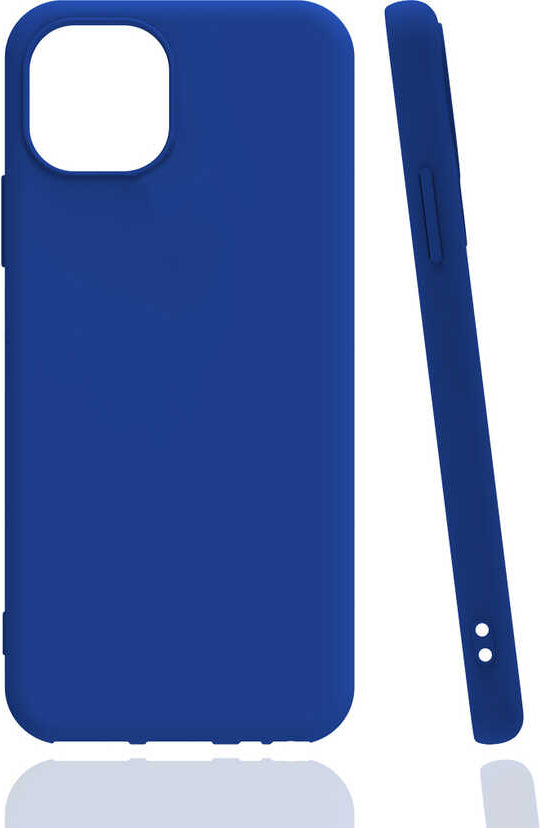iPhone 13 Pro Max Kılıf Mnc Biye Silikon-Mavi