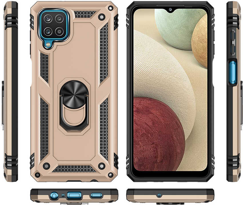 Galaxy M32 Kılıf Mnc Vega Kapak-Siyah