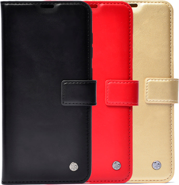 Galaxy S21 Plus Kılıf Mnc Kar Deluxe Kapaklı Kılıf-Kahverengi