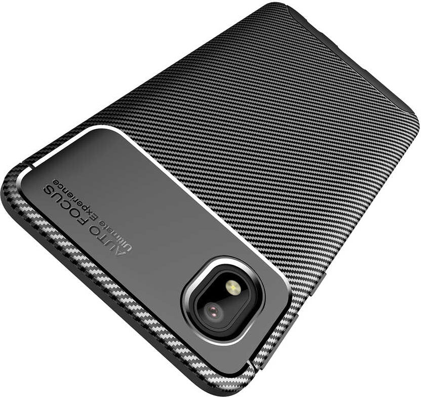 Galaxy A01 Core Kılıf Mnc Negro Silikon Kapak-Siyah