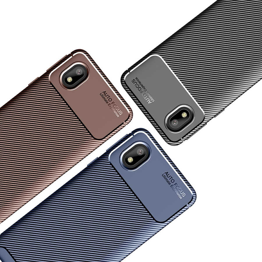 Galaxy A01 Core Kılıf Mnc Negro Silikon Kapak-Siyah