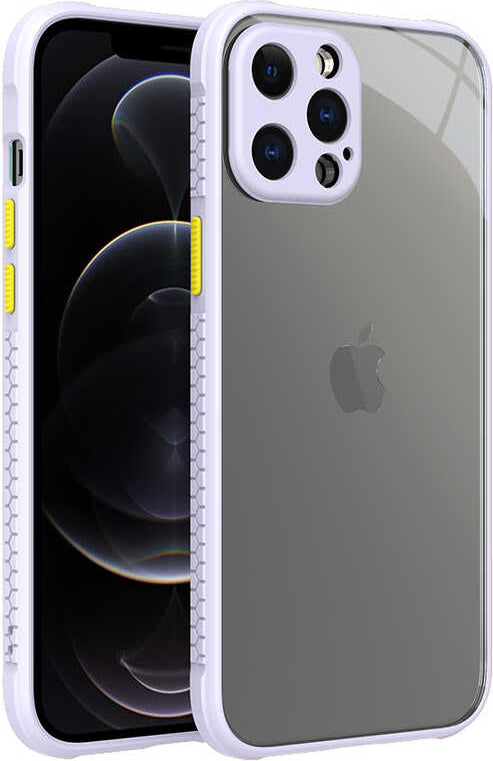 iPhone 12 Pro Max Kılıf mnc Kaff Kapak-Mor
