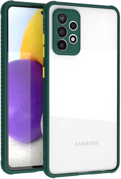 Galaxy A72 Kılıf mnc Kaff Kapak-Koyu Yeşil