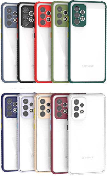 Galaxy A72 Kılıf mnc Kaff Kapak-Koyu Yeşil