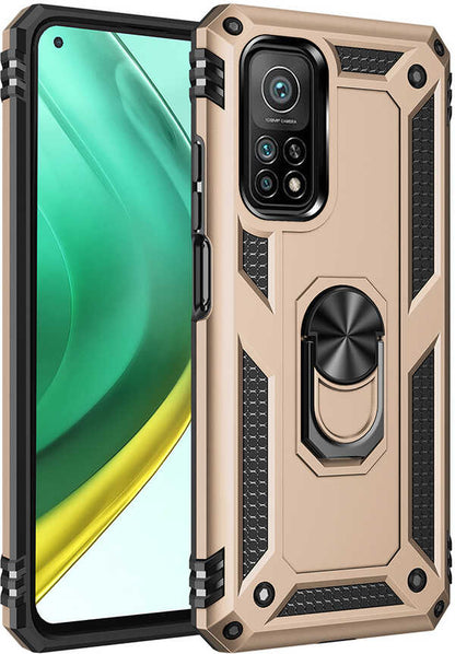 Xiaomi Mi 10T 5g Kılıf Mnc Vega Kapak-Gold
