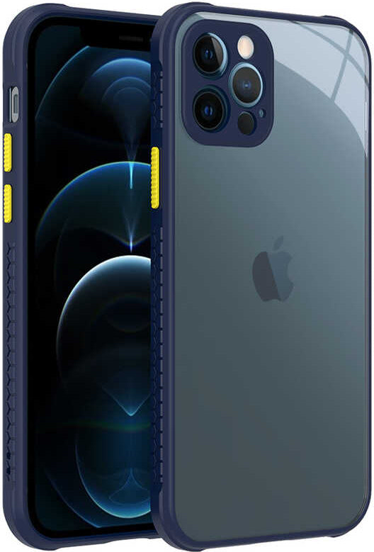 iPhone 12 Pro Kılıf mnc Kaff Kapak-Lacivert