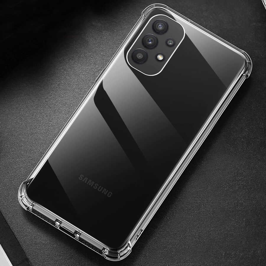 Galaxy A72 Kılıf Mnc Nitro Anti Shock Silikon-Renksiz