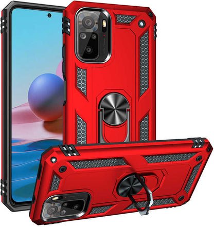 Xiaomi Poco M5S Kılıf Mnc Vega Kapak-Kırmızı