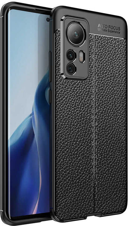 Xiaomi Mi 12 Kılıf Mnc Niss Silikon Kapak-Siyah