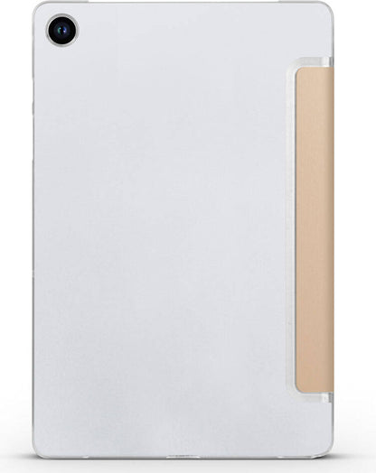Galaxy Tab A9 Uyumlu Mnc Smart Cover Standlı 1-1 Kılıf-Rose Gold
