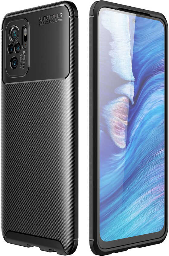 Xiaomi Redmi Note 10 Kılıf Mnc Negro Silikon Kapak-Siyah