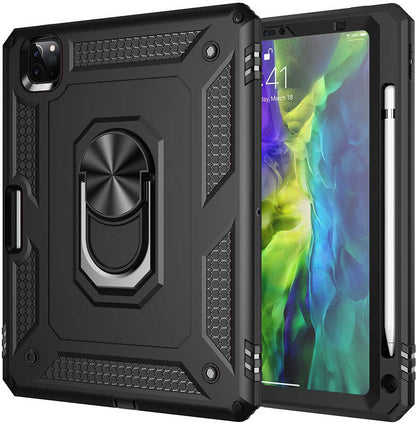 iPad Pro 11 2021 (3.nesil) - Uyumlu Uyumlu Mnc Tablet Vega Kapak-Siyah