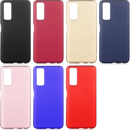 Huawei P Smart 2021 Kılıf Mnc Premier Silikon Kapak-Rose Gold