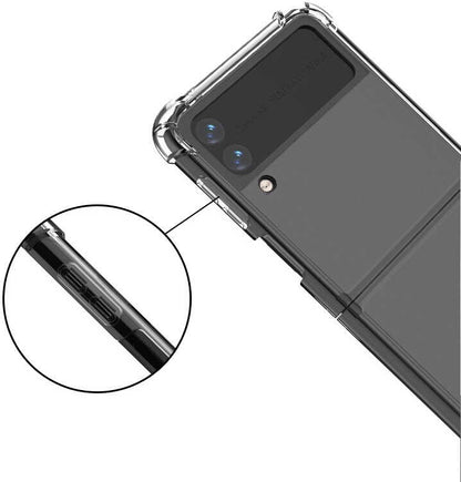 Galaxy Z Flip 3 Kılıf Mnc Nitro Anti Shock Silikon-Renksiz