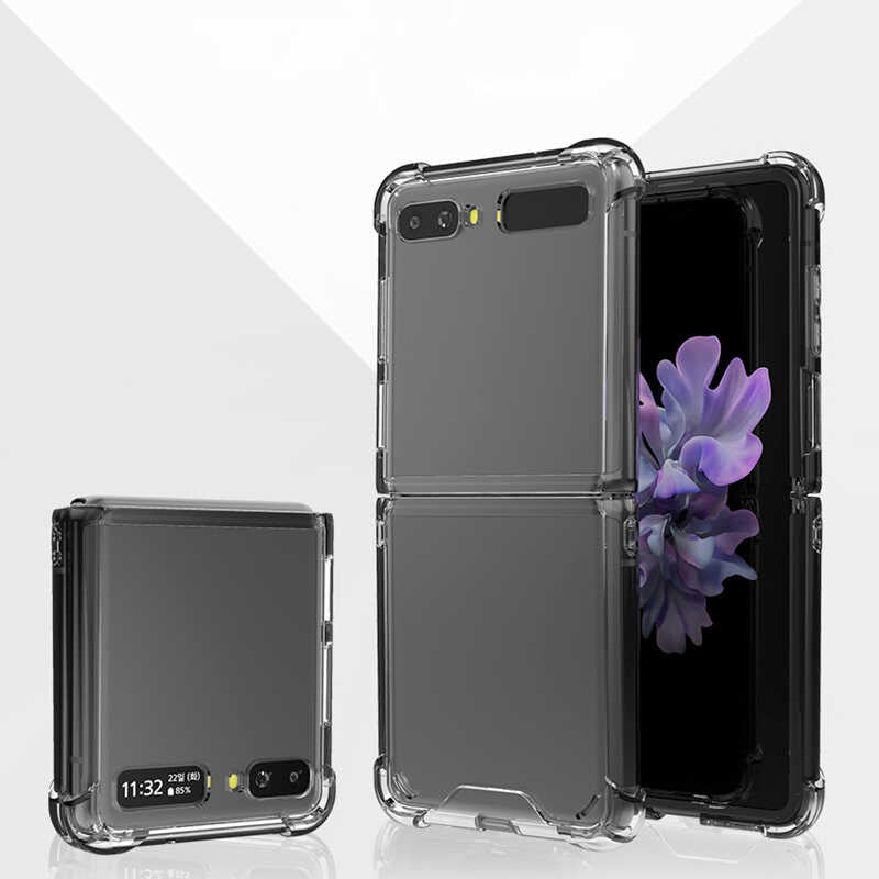 Galaxy Z Flip 3 Kılıf Mnc Nitro Anti Shock Silikon-Renksiz
