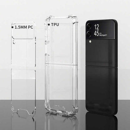 Galaxy Z Flip 3 Kılıf Mnc Nitro Anti Shock Silikon-Renksiz