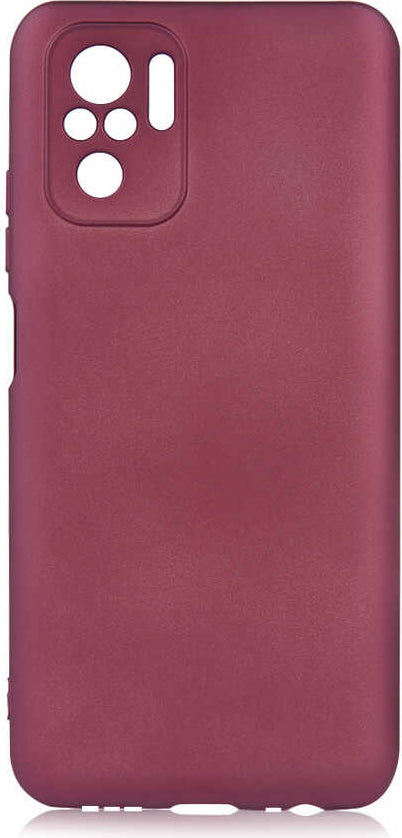 Xiaomi Redmi Note 10S Kılıf Mnc Premier Silikon Kapak-Mürdüm