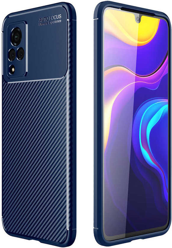 Vivo V21 Kılıf Mnc Negro Silikon Kapak-Lacivert