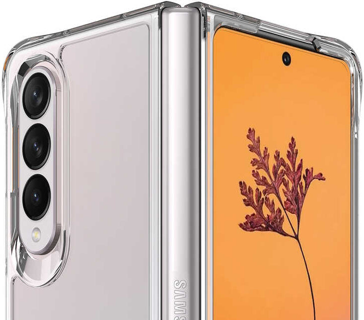 Galaxy Z Fold 4 Kılıf Mnc Vonn Kapak-Renksiz